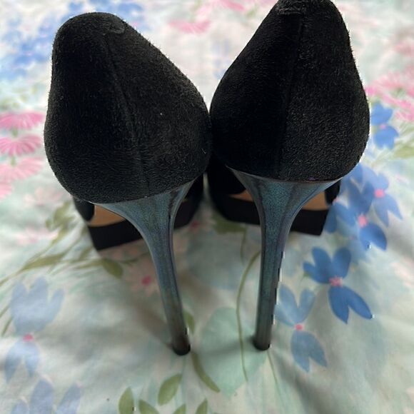 Camilla Skovgaard Platform Heels Suede Iridescent - Picture 2 of 15